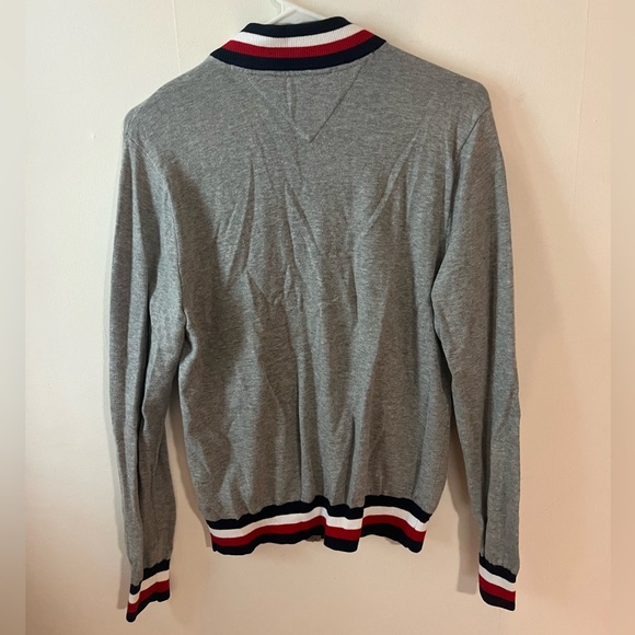 Tommy Hilfiger Men’s Zip Up Cardigan Sweater gray size XS - Picture 2 of 4